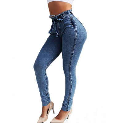 Fringed jeans women's beautifull